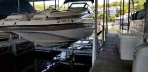 LOTO Lift boat lift custom lifts for performance and longevity on Lake of the Ozarks